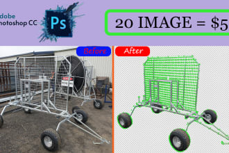 do clipping path, background removal, image white or transpar quickly can do