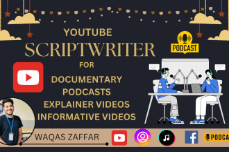 write scripts for videos on youtube, tiktok, instagram