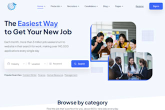 build a recruitment website, job board, job portal or staffing agency website