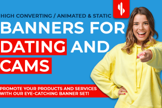 create adult banners for dating and cams