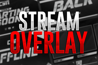create a professional stream overlay package