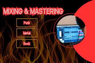 mix and master heavy metal, thrash metal, melodic metal and heavy rock songs