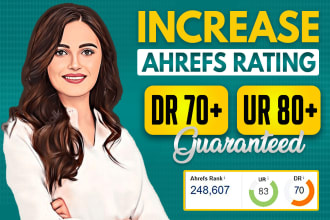 increase domain rating ahrefs dr  and ahrefs ur rating