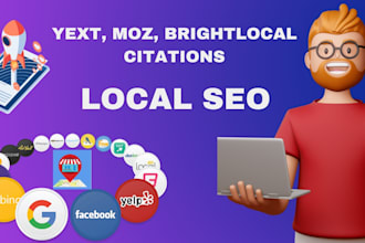 do yext, brightlocal citations for 3 pack