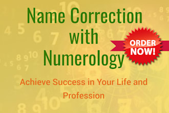 do best name correction with the help of numerology