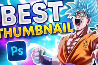 design attractive and clickbait  youtube gaming thumbnails