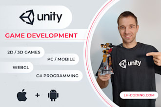be your unity 3d game developer, game development