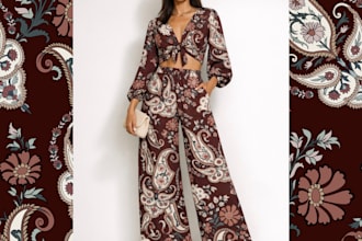 do seamless paisley floral  print design
