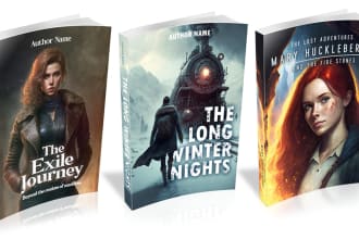 design a professional book cover for your next best seller