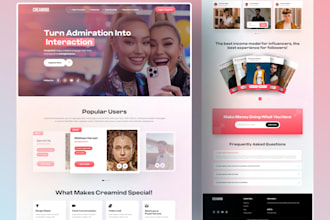 do website design and landing page design uiux