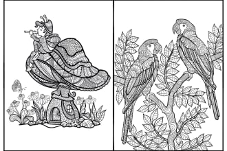 create a doodle, mandala coloring pages