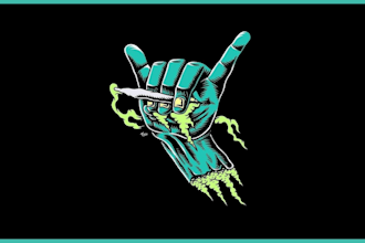 create unique premium quality cannabis, weed, hemp, brand logo