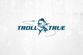make a creative fishing and hunting, climbing logo