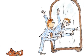 create hand drawn watercolor illustration for children book