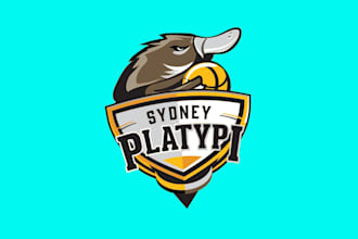 design super beautiful real platypus logo just for you