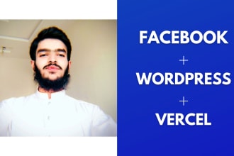 do facebook redirection for wordpress website with vercel