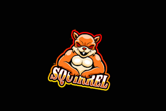 design impressive the squirrel logo just your company
