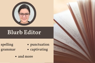 edit your book blurb