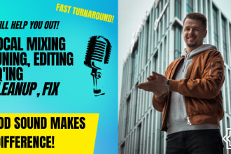 mix your vocals, clean, enhance, fix, autotune