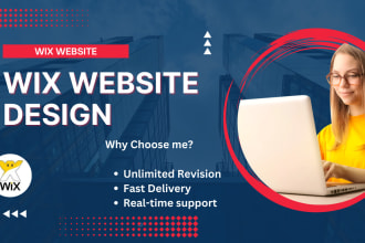 create a wix website or redesign the website