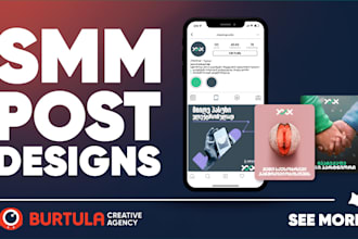 create scroll stopping SMM posters