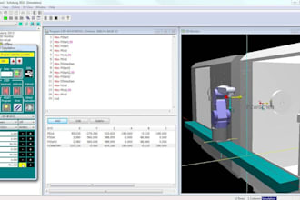 program and simulate mitsubishi robot