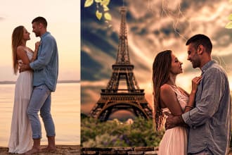 do photoshop editing and realistic photo manipulation