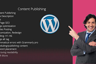 be your wordpress content publisher per hour
