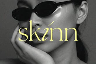 create a high end brand identity, luxury branding with logo