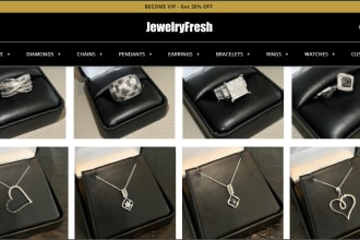 shopify jewelry store jewelry website jewelry dropshipping