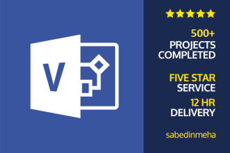 create or recreate your diagram in visio