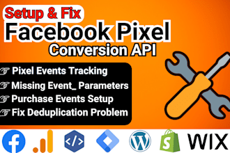 fix and setup facebook conversion API, fb capi, pixel tracking with GTM, ga4