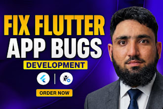fix flutter app bugs, errors, sdk issues and performance problems
