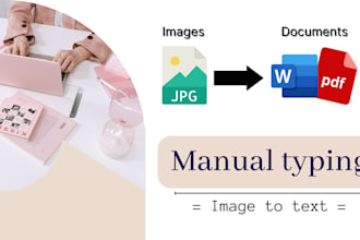 transcribe text from images, scanned documents or pdfs