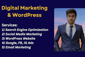 manage your digital marketing with wordpress