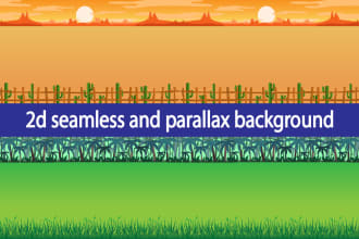 create 2d seamless and parallax background for mobile game
