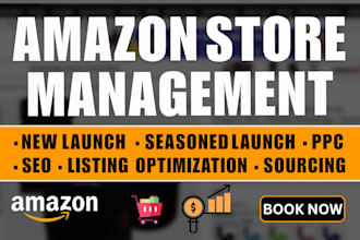 be your amazon expert, amazon store management, ppc, seo, listing, sourcing