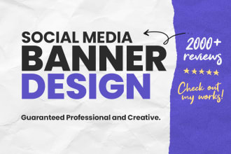 design facebook cover, youtube background, linkedin, instagram post banner ads