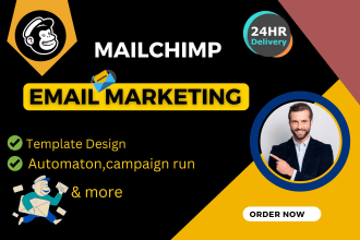manage mailchimp email campaign and mailchimp email marketing