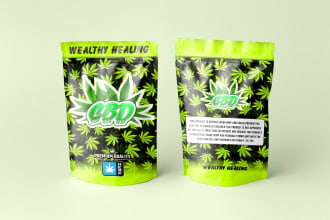 do mylar bag design packaging and label design