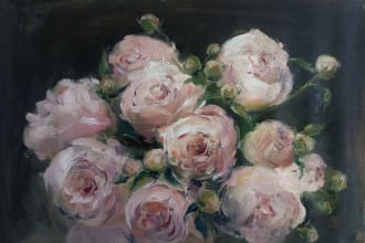 paint anything you want in real oil painting on canvas