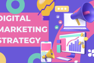 provide digital marketing strategy and marketing plan