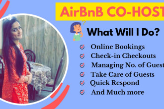 be your airbnb cohost and property manager for a month