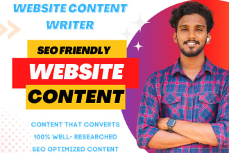 be your copywriter and write SEO content for your website