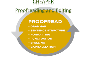 proofread and edit documents