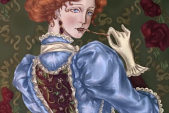 make character, dnd, card art