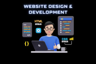 be your expert front end web developer, website development and website design