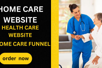 create home care website health care website medical website design
