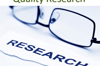 do research on different areas
