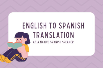 translate your english text into a spanish text